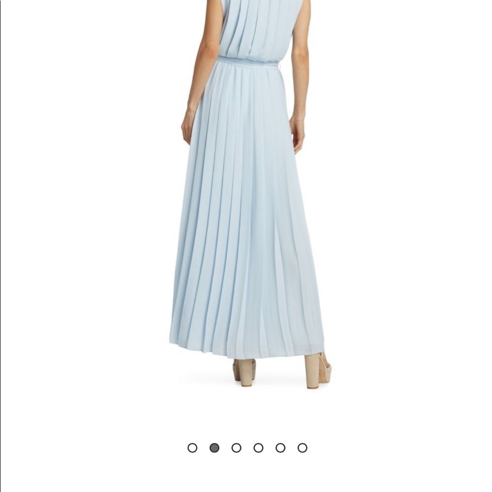 RAMY BROOK 
Coraline Pleated Maxi Shirtdress NEW nwt retails $745
 Medium blue - Picture 4 of 8